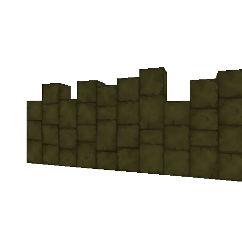 Block Ruin Wall 10